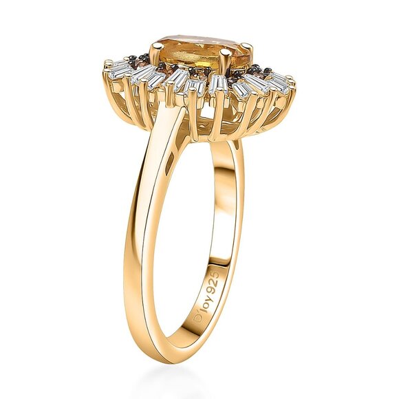 Ring Size 9.0 AAA Brazilian Heliodor 2.35ctw in 18K Gold over Sterling Silver - Picture 5 of 7